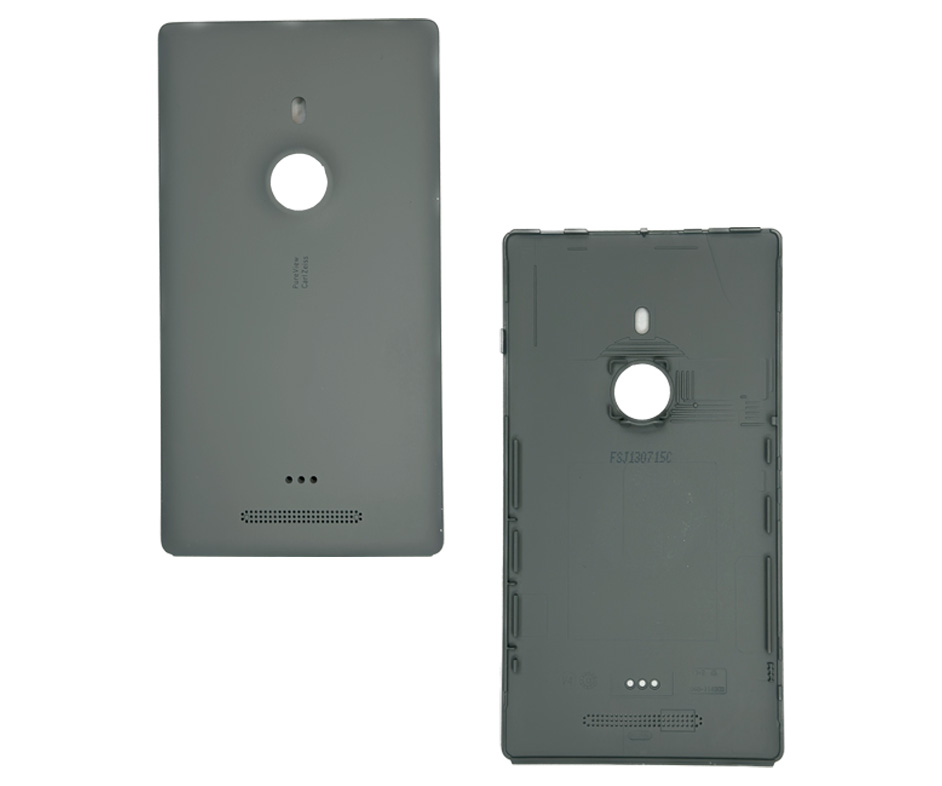 Задняя крышка АКБ для Nokia Lumia 925 (RM-892) (серый){number} | zapchasti-n1.ru