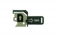 Держатель/лоток сим карты для Nokia Lumia 620 (RM-846) (черный){number} | zapchasti-n1.ru