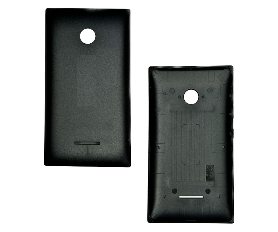 Задняя крышка АКБ для Microsoft Lumia 435 Dual Sim (RM-1069) (черный){number} | zapchasti-n1.ru
