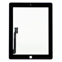 Тачскрин для iPad 3, ipad 4 A1416, A1430, A1403, A1458, A1459, A1460 с скотчем и кнопкой (черный) AAA{number} | zapchasti-n1.ru