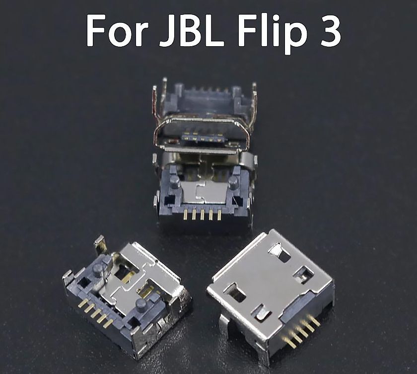 Разъем зарядки (micro USB) для JBL Flip 3 (5pin на плату перевернутый высокий){number} | zapchasti-n1.ru