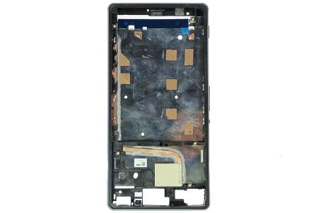 Средняя часть корпуса для Sony Z3 D6603 3G (черный){number} | zapchasti-n1.ru
