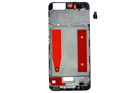 Рамка дисплея (средняя часть) для Huawei P10 (VTR-L09,VTR-L29) (черная){number} | zapchasti-n1.ru
