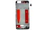Рамка дисплея (средняя часть) для Huawei P10 (VTR-L09,VTR-L29) (черная){number} | zapchasti-n1.ru
