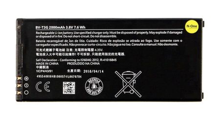 Аккумулятор для Microsoft Lumia 650 RM-1154 (BV-T3G) 2000mAh{number} | zapchasti-n1.ru
