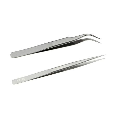 Пинцет Venus Electronic 7-SA (тонкий-изогнутый) из нержавеющей стали{number} | zapchasti-n1.ru
