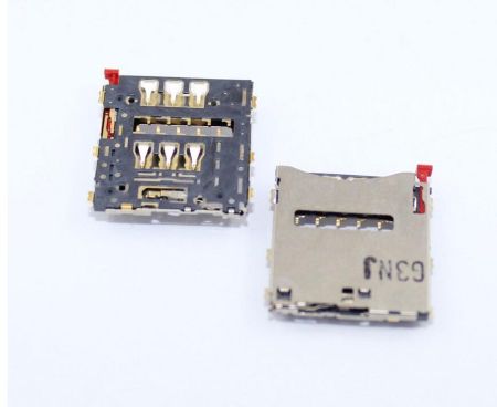 Контакты сим карты (слот sim) для Sony Xperia T2 Ultra dual D5322{number} | zapchasti-n1.ru
