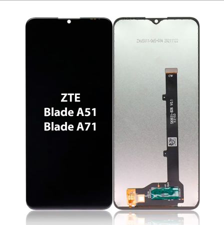Дисплей для ZTE Blade A51, A71 с тачскрином (черный){number} | zapchasti-n1.ru
