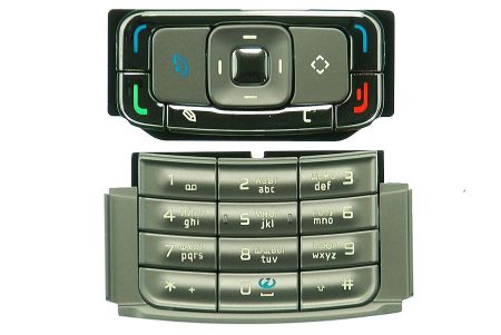 Клавиатура для Nokia N95 (серебристый){number} | zapchasti-n1.ru
