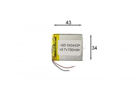 Аккумулятор литий полимерный Li Pol универсальный M-Power 403443 4x34x43мм 3.7V 600mAh{number} | zapchasti-n1.ru
