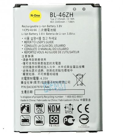 Аккумулятор для LG K7 X210DS/K8 K350 (BL-46ZH) 3.8V 2125mAh{number} | zapchasti-n1.ru
