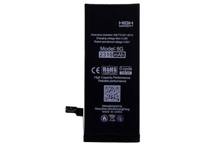 Аккумулятор для iPhone 6 (N-ONE) повышенной емкости 2310mAh{number} | zapchasti-n1.ru
