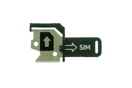 Держатель/лоток сим карты для Nokia Lumia 620 (RM-846) (черный){number} | zapchasti-n1.ru
