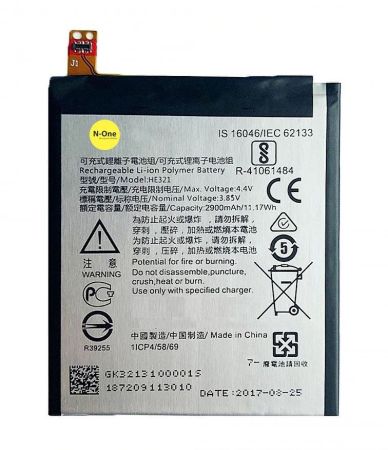 Аккумулятор для Nokia 5 (TA-1053), Nokia 5.1, Nokia 3.1 HE321 (2900mAh){number} | zapchasti-n1.ru
