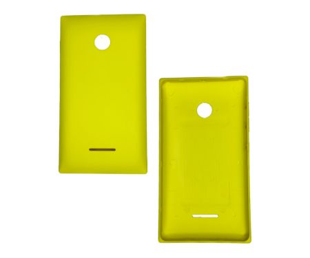 Задняя крышка АКБ для Microsoft Lumia 435 Dual Sim (RM-1069) (желтый){number} | zapchasti-n1.ru
