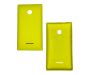 Задняя крышка АКБ для Microsoft Lumia 435 Dual Sim (RM-1069) (желтый){number} | zapchasti-n1.ru
