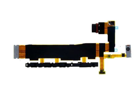 Шлейф Sony Xperia Z4 LTE  на кнопку включения/громкости, с микрофоном и разъемом зарядки (micro-USB){number} | zapchasti-n1.ru
