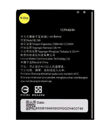 Аккумулятор для Lenovo A936/A938 (BL240) 3.8V 3300mAh{number} | zapchasti-n1.ru
