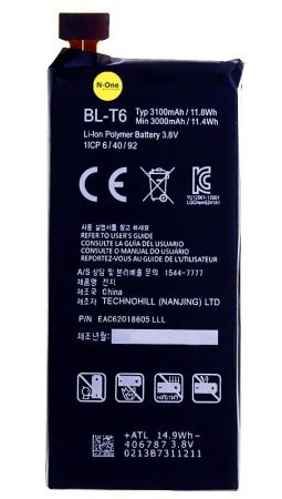 Аккумулятор для LG Optimus GK F220, F220L, F220S (BL-T6) 3.8V 2000mAh{number} | zapchasti-n1.ru
