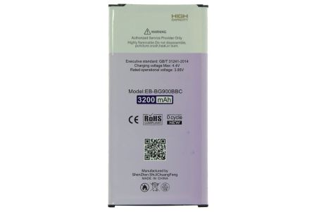 Аккумулятор для Samsung Galaxy S5 SM-G900F (EB-BG900BBC) N-ONE повышенной емкости 3200mAh{number} | zapchasti-n1.ru
