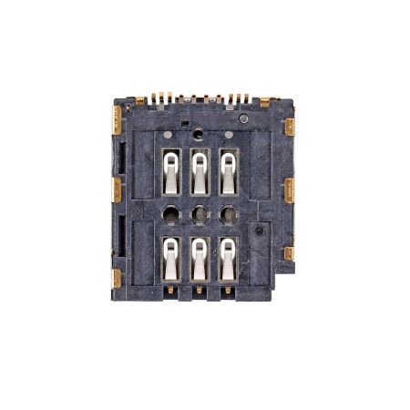 Слот сим карты для iPhone XS Max (контакты Sim){number} | zapchasti-n1.ru
