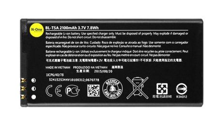 Аккумулятор для Nokia Lumia 730, 735, 550 (RM-1040) (BL-T5A) 2220mAh{number} | zapchasti-n1.ru
