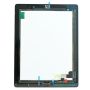 Тачскрин для iPad 2 A1395, A1396, A1397 с скотчем и кнопкой Home (черный) AAA{number} | zapchasti-n1.ru
