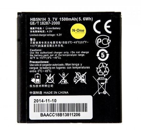 Аккумулятор для Huawei Ascend G330 (U8825)/G302D (U8812D) (HB5N1H) 3.7V 1500mAh{number} | zapchasti-n1.ru
