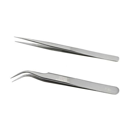 Пинцет Venus Electronic 7-SA (тонкий-изогнутый) из нержавеющей стали{number} | zapchasti-n1.ru
