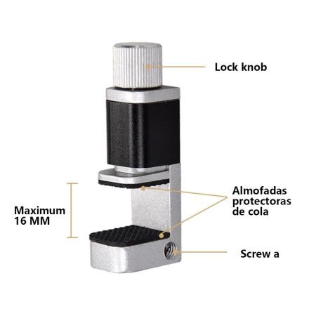 Зажим струбцина с плавной регулировкой (металлический){number} | zapchasti-n1.ru
