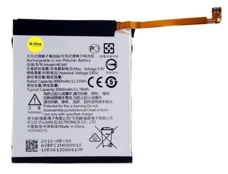 Аккумулятор для Nokia 7 TA-1041 (HE340) 3060mAh{number} | zapchasti-n1.ru
