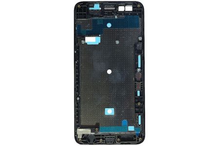 Рамка дисплея (средняя часть) для Huawei Y3 II (LUA-L03,LUA-L13) (черная){number} | zapchasti-n1.ru
