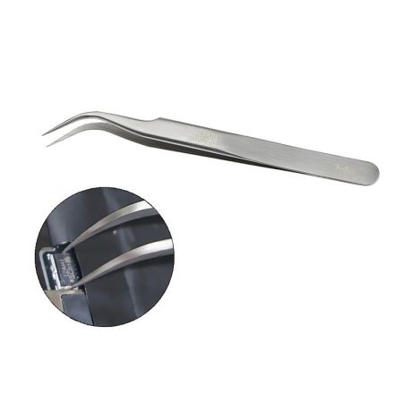 Пинцет Venus Electronic 7-SA (тонкий-изогнутый) из нержавеющей стали{number} | zapchasti-n1.ru
