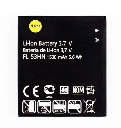 Аккумулятор для LG Optimus 3D P920, Optimus 2X P990 (FL-53HN) 3.7V 1500mAh{number} | zapchasti-n1.ru
