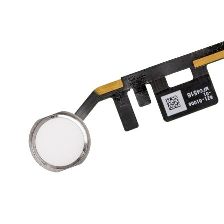 Шлейф home для iPad 5 (2017), iPad 6 (2018) в серебристой рамке (белый){number} | zapchasti-n1.ru
