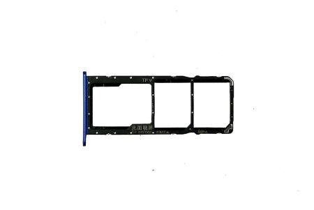 Держатель/лоток сим (sim holder) Huawei Honor 8X (JSN-L21)/9X Lite (синий){number} | zapchasti-n1.ru
