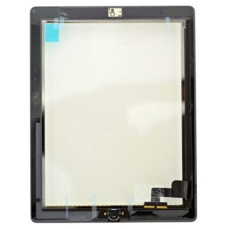 Тачскрин для iPad 2 (A1395, A1396, A1397) с скотчем и кнопкой Home (белый) AAA{number} | zapchasti-n1.ru
