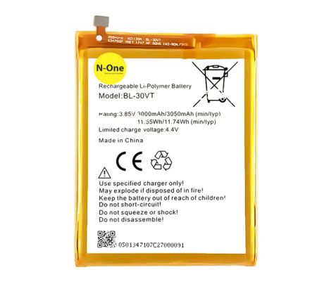 Аккумулятор для Tecno Pop 2 Pro, Tecno A44, Tecno B2, Tecno i5 (BL-30VT) 3050mAh{number} | zapchasti-n1.ru
