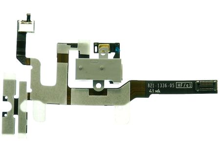 Шлейф аудио разъема для iPhone 4S (белый){number} | zapchasti-n1.ru
