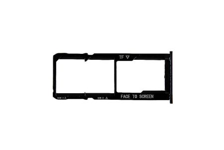 Держатель/лоток сим (sim holder) Asus ZenFone 4 Selfie ZD553KL (черный){number} | zapchasti-n1.ru
