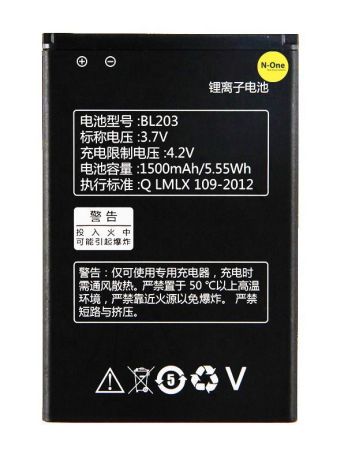 Аккумулятор для Lenovo A369/A278T/A308T/A318T/A365E/A66/A385E/A309/A278/A380E/A228T/A238T/A396 (BL203) 3.7V 1500mAh{number} | zapchasti-n1.ru
