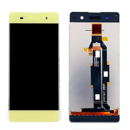 Дисплей для Sony Xperia XA (F3111, F3112, F3113, F3115, F3116) с тачскрином (золотой лайм){number} | zapchasti-n1.ru
