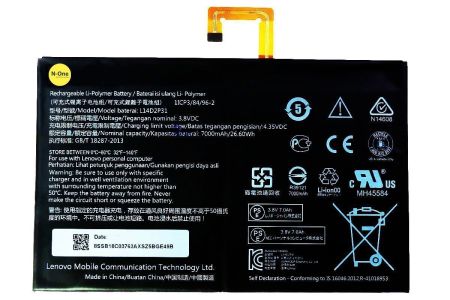 Аккумулятор для Lenovo Tab 2 TB2-X30, A10-70, A10-30 (L14D2P31) 3.8V 7000mAh{number} | zapchasti-n1.ru

